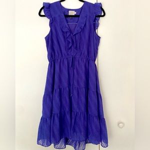Purple adorable summer mini dress by HD Paris